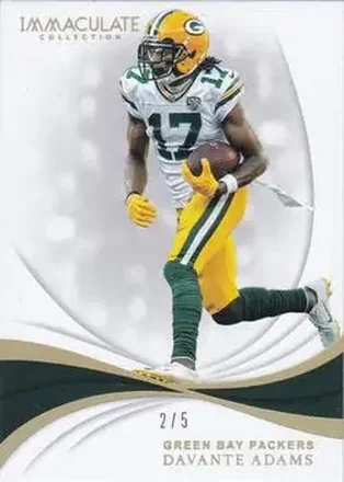 2019 Panini Immaculate Collection - Gold #38 - Davante Adams - Green Bay Packers