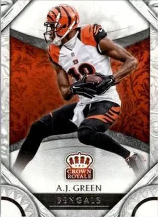 2016 Panini Crown Royale #3 - A.J. Green - Cincinnati Bengals