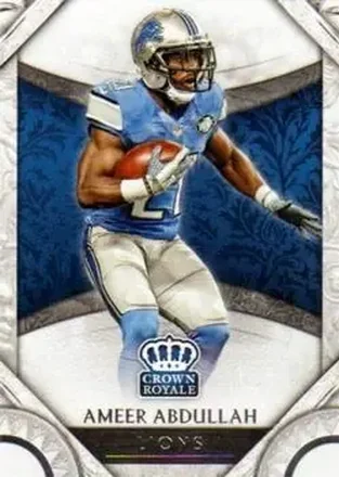 2016 Panini Crown Royale #5 - Ameer Abdullah - Detroit Lions