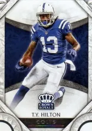 2016 Panini Crown Royale #7 - T.Y. Hilton - Indianapolis Colts