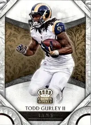 2016 Panini Crown Royale #18 - Todd Gurley II - Los Angeles Rams