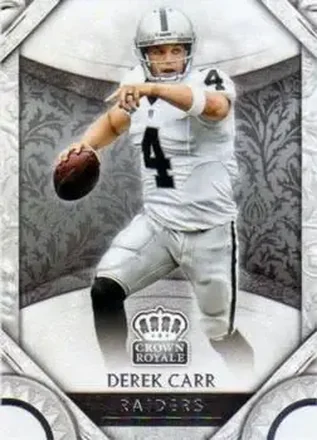 2016 Panini Crown Royale #22 - Derek Carr - Oakland Raiders