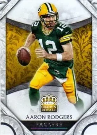 2016 Panini Crown Royale #25 - Aaron Rodgers - Green Bay Packers