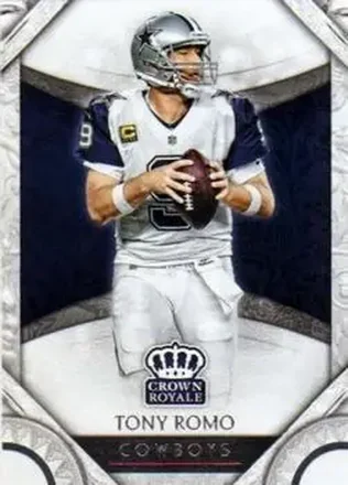 2016 Panini Crown Royale #43 - Tony Romo - Dallas Cowboys