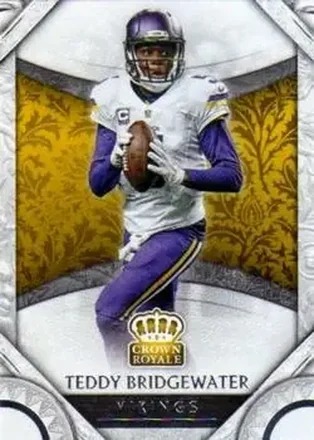 2016 Panini Crown Royale #58 - Teddy Bridgewater - Minnesota Vikings