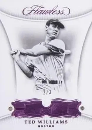 2018 Panini Flawless - Pink #16 - Ted Williams - Boston Red Sox