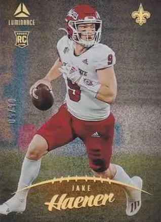 2023 Panini Luminance - Orange #120 - Jake Haener - New Orleans Saints