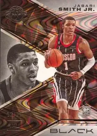 2022-23 Panini Black - Silver #68 - Jabari Smith Jr. - Houston Rockets