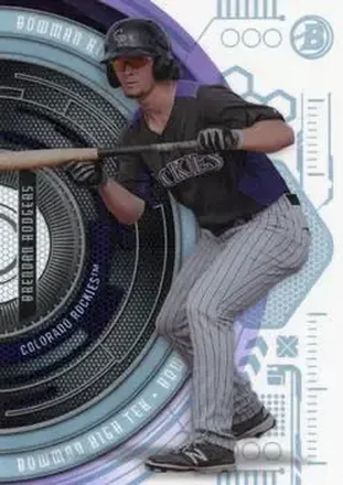 2017 Bowman High Tek - Pattern 6 - Hexagon Blob #BHT-BR - Brendan Rodgers - Colorado Rockies