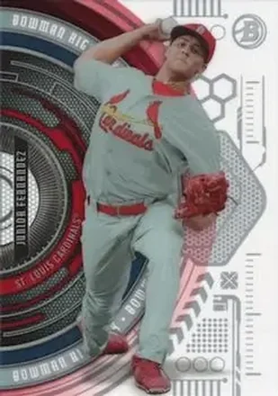 2017 Bowman High Tek - Pattern 6 - Hexagon Blob #BHT-JF - Junior Fernandez - St. Louis Cardinals