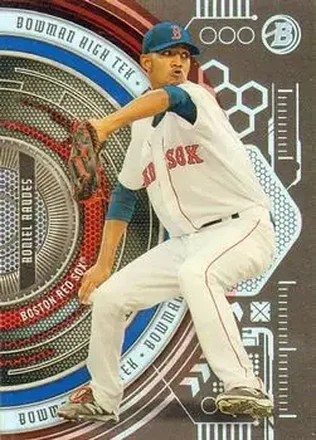 2017 Bowman High Tek - Pattern 6 - Hexagon Blob #BHT-RR - Roniel Raudes - Boston Red Sox