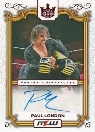 2026 Panini Ring Royalty MLW - Portrait Signature Ruby #PS-PLD - Paul London