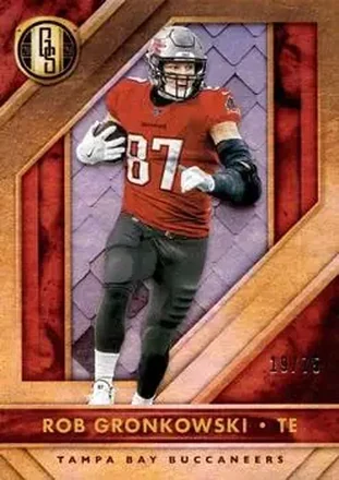 2020 Panini Gold Standard - Platinum #11 - Rob Gronkowski - Tampa Bay Buccaneers