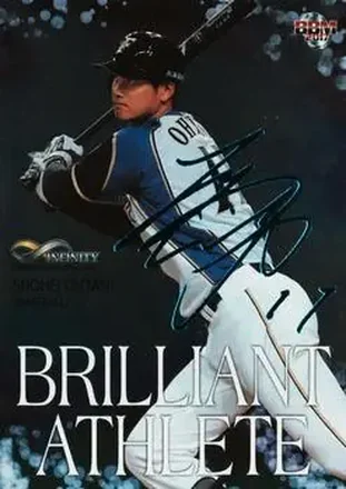 2017 BBM Infinity - Brilliant Athlete Sky Blue Foil Autograph #BA03 - Shohei Ohtani - Hokkaido Nippon-Ham Fighters
