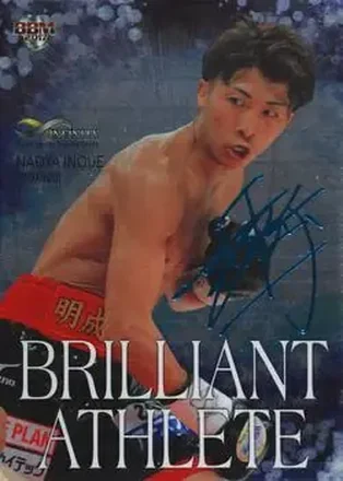 2017 BBM Infinity - Brilliant Athlete Sky Blue Foil Autograph #BA10 - Naoya Inoue