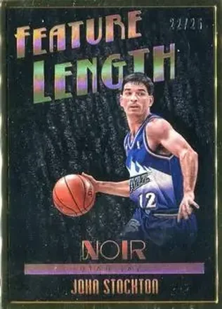 2017-18 Panini Noir #260 - John Stockton - Utah Jazz