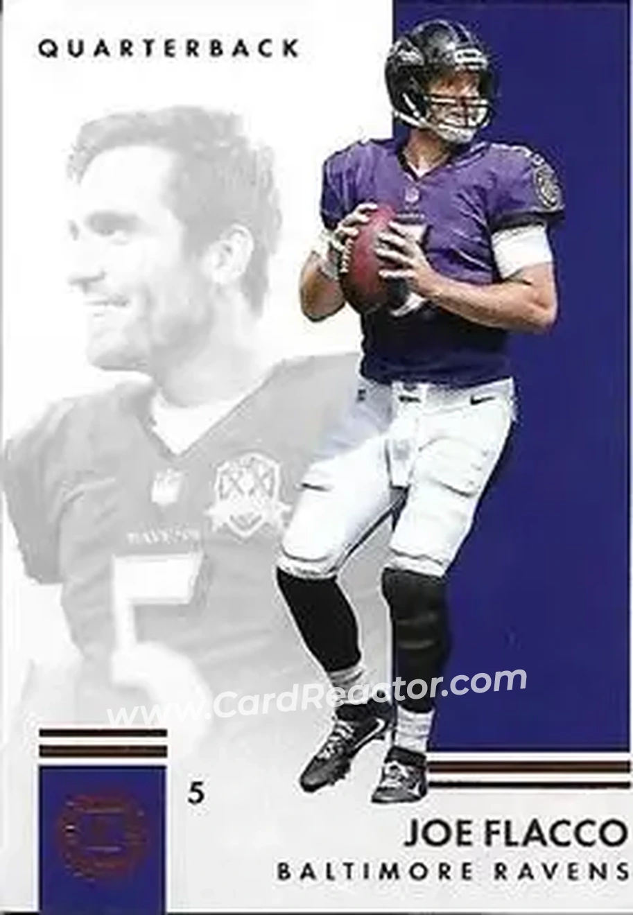 2016 Panini Encased #19 - Joe Flacco - Baltimore Ravens - Front