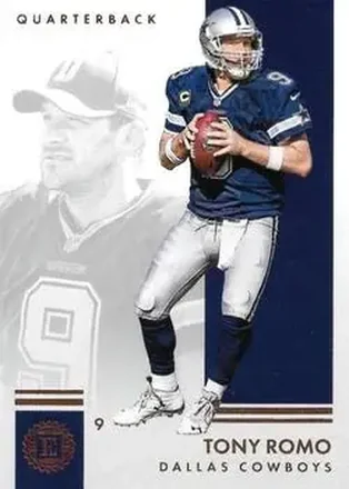 2016 Panini Encased #27 - Tony Romo - Dallas Cowboys