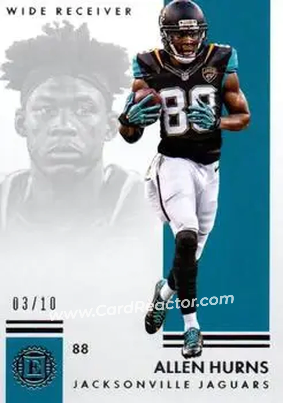 2016 Panini Encased #83 - Allen Hurns - Jacksonville Jaguars - Front