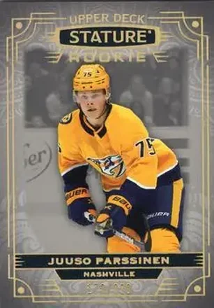 2022-23 Upper Deck Stature #155 - Juuso Parssinen - Nashville Predators