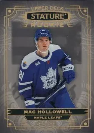 2022-23 Upper Deck Stature #158 - Mac Hollowell - Toronto Maple Leafs