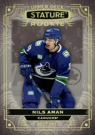 2022-23 Upper Deck Stature #178 - Nils Aman - Vancouver Canucks