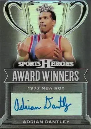 2017 Leaf Metal Sports Heroes - Award Winners Autographs Black #AW-AD1 - Adrian Dantley
