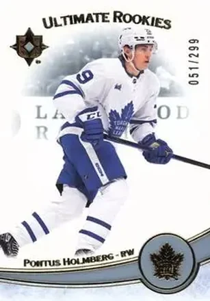 2022-23 Upper Deck Ultimate Collection #103 - Pontus Holmberg - Toronto Maple Leafs