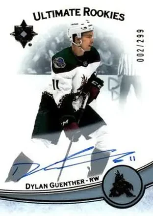 2022-23 Upper Deck Ultimate Collection #165 - Dylan Guenther - Arizona Coyotes