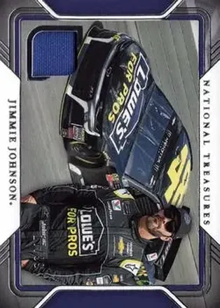 2025 Panini National Treasures - Track Gear #TG-JJN - Jimmie Johnson - Hendrick Motorsports