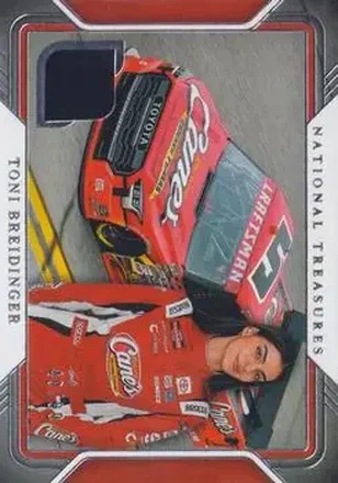 2025 Panini National Treasures - Track Gear #TG-TBR - Toni Breidinger - Tricon Garage