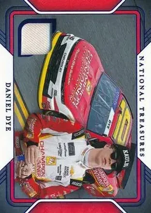 2025 Panini National Treasures - Track Gear Blue #TG-DYE - Daniel Dye - Kaulig Racing