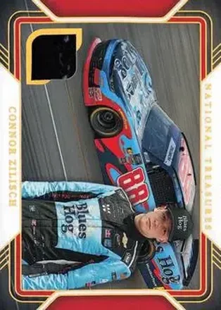 2025 Panini National Treasures - Track Gear Holo Gold #TG-CZC - Connor Zilisch - JR Motorsports