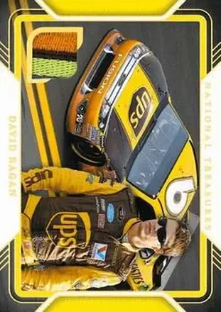 2025 Panini National Treasures - Track Gear Holo Gold #TG-DRG - David Ragan - Roush Fenway Racing