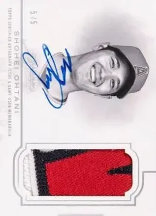 2020 Topps Dynasty - Dynasty Autographed Patch Silver #DAP-SO1 - Shohei Ohtani - Los Angeles Angels