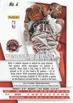 Back of Terrence Ross