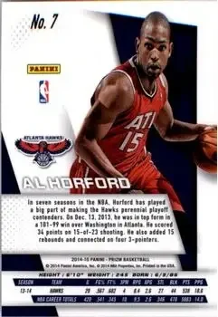 Back of Al Horford
