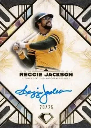 2025 Topps Diamond Icons - Base Autographs #AC-RJA - Reggie Jackson (b.1946 OF) - Oakland Athletics