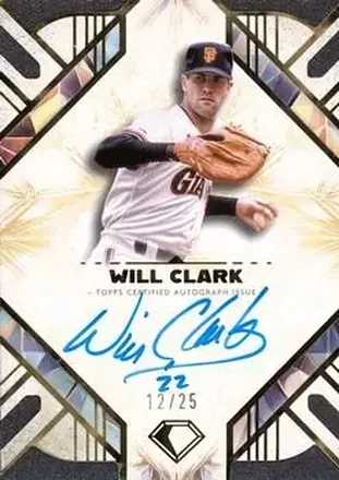 2025 Topps Diamond Icons - Base Autographs #AC-WC - Will Clark - San Francisco Giants