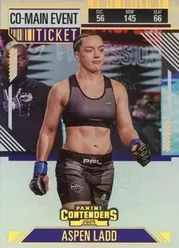 2025 Panini Contenders PFL feature card