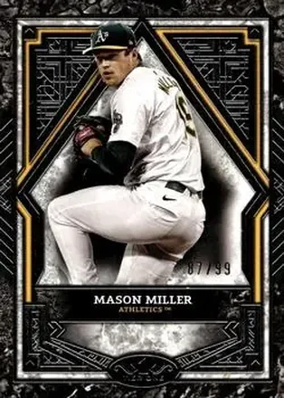 2025 Topps Tier One - Silver Foil #65 - Mason Miller - Athletics