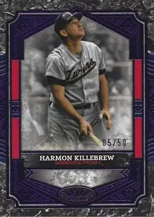 2025 Topps Tier One - Purple Foil #3 - Harmon Killebrew - Minnesota Twins