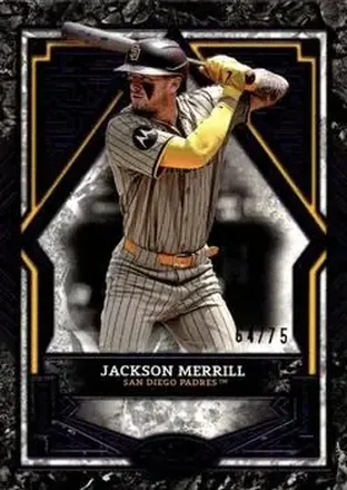 2025 Topps Tier One - Purple Foil #42 - Jackson Merrill - San Diego Padres