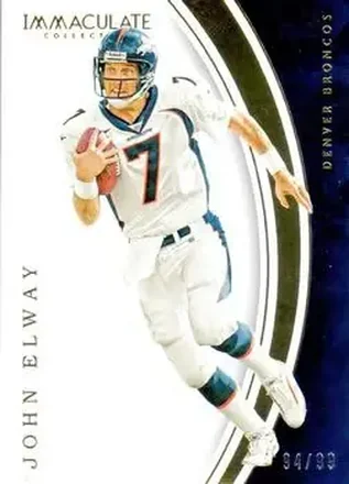 2016 Panini Immaculate Collection #10 - John Elway - Denver Broncos
