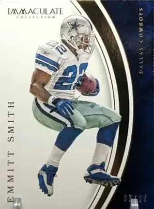 2016 Panini Immaculate Collection #65 - Emmitt Smith - Dallas Cowboys