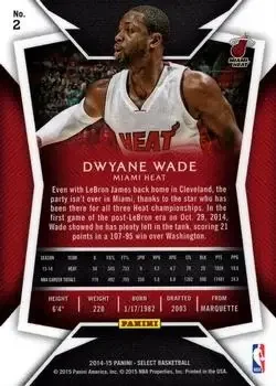 Back of Dwyane Wade