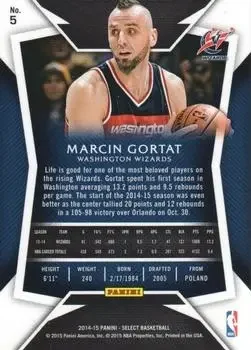 Back of Marcin Gortat
