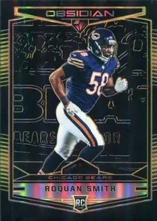 2018 Panini Obsidian - Electric Etch Orange #143 - Roquan Smith - Chicago Bears