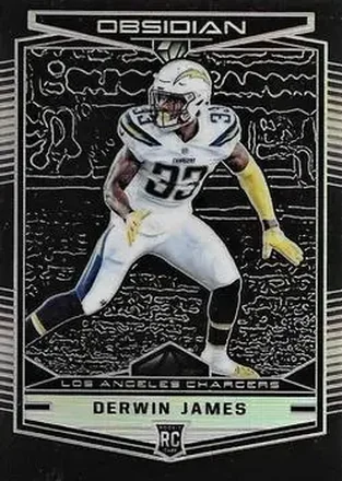 2018 Panini Obsidian - Electric Etch Orange #149 - Derwin James Jr. - Los Angeles Chargers