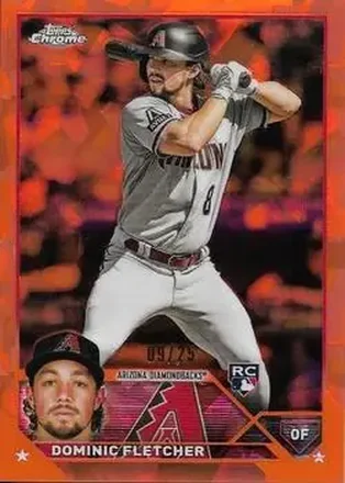 2023 Topps Chrome Update Sapphire Edition - Orange #USCS32 - Dominic Fletcher - Arizona Diamondbacks